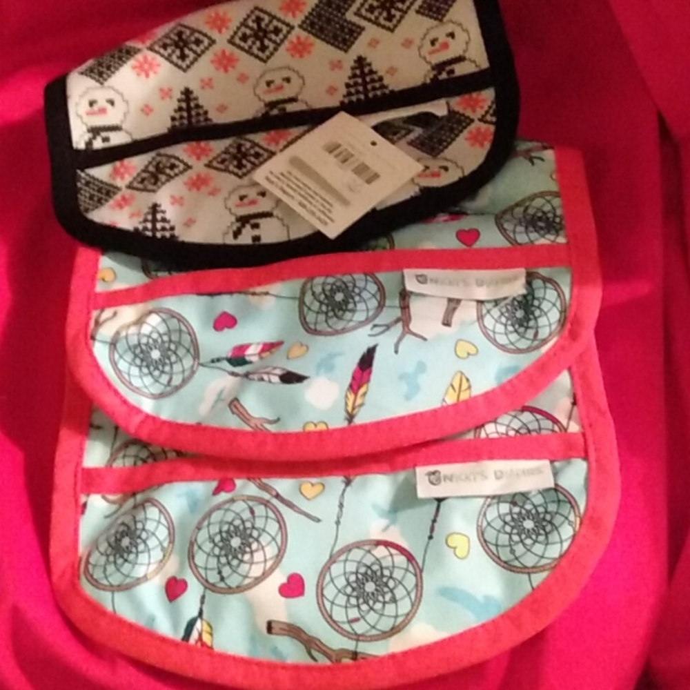 Nick's diapers bibs